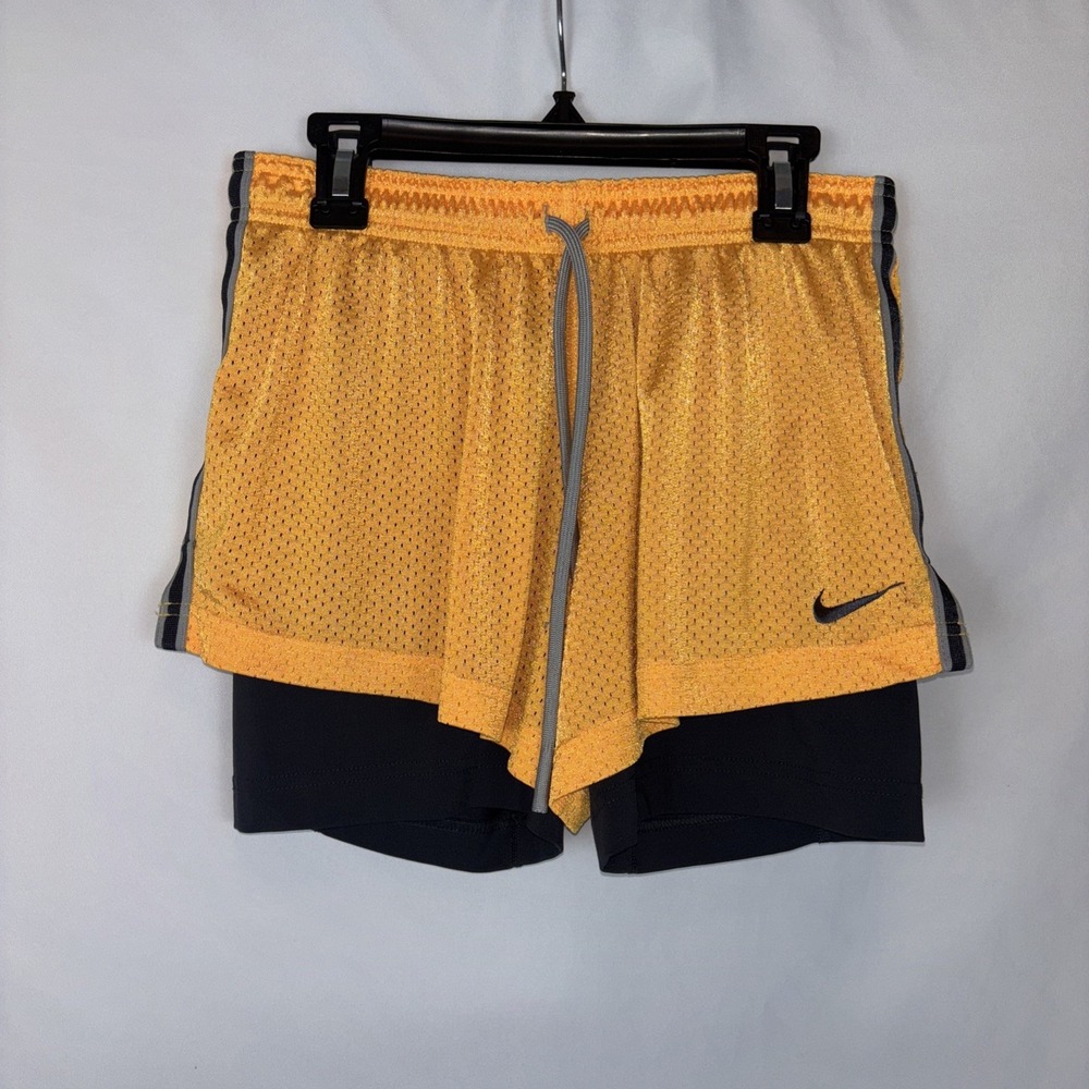 Nike Running Shorts Womens Medium Orange Nike Pro 2-in-1 Dri-Fit 835967-010